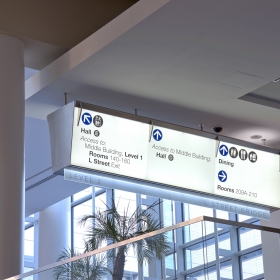 Interior Sign Photo of Washington Convention Center